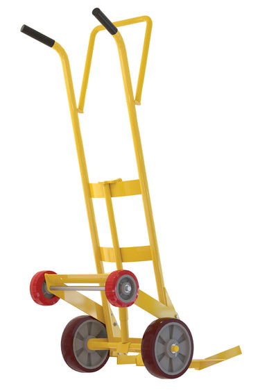 DRUM TRUCK 4 RIGID POLY WHEELS PLASTIC